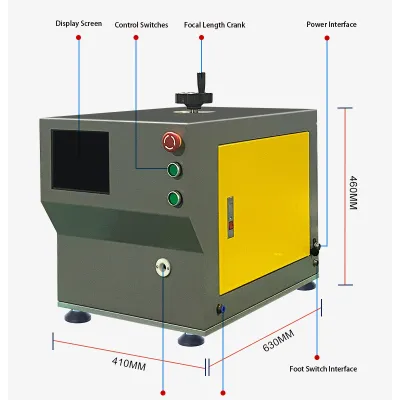 Desktop Lasersnijaderontmantelmachine met Roterende As FLS30-XC Thumb
