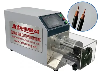 Semi-automatische coaxiale kabelstripmachine voor grote volumes WPM-8608