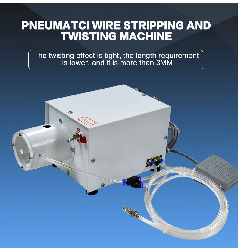 Pneumatic electronic wire stripping and twisting machine, Pneumatic Wire Stripping Twisting Machine, Pneumatic Manual Multi-Core Wire Stripping Twisting Machine, High-Quality Wire Stripping And Twisting Machine