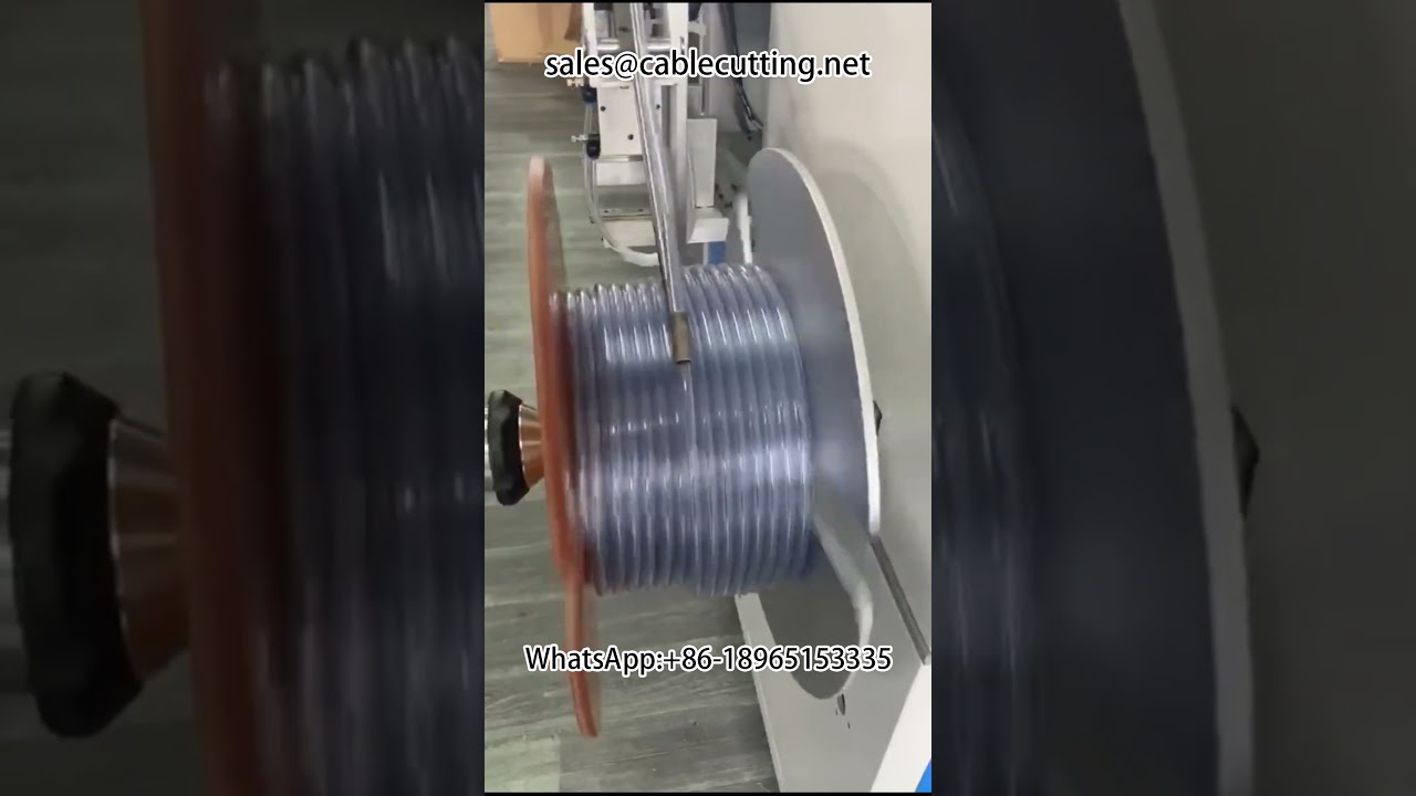 #tube winding machine #wire winding machine #wire winding machine #metre counting winding machine