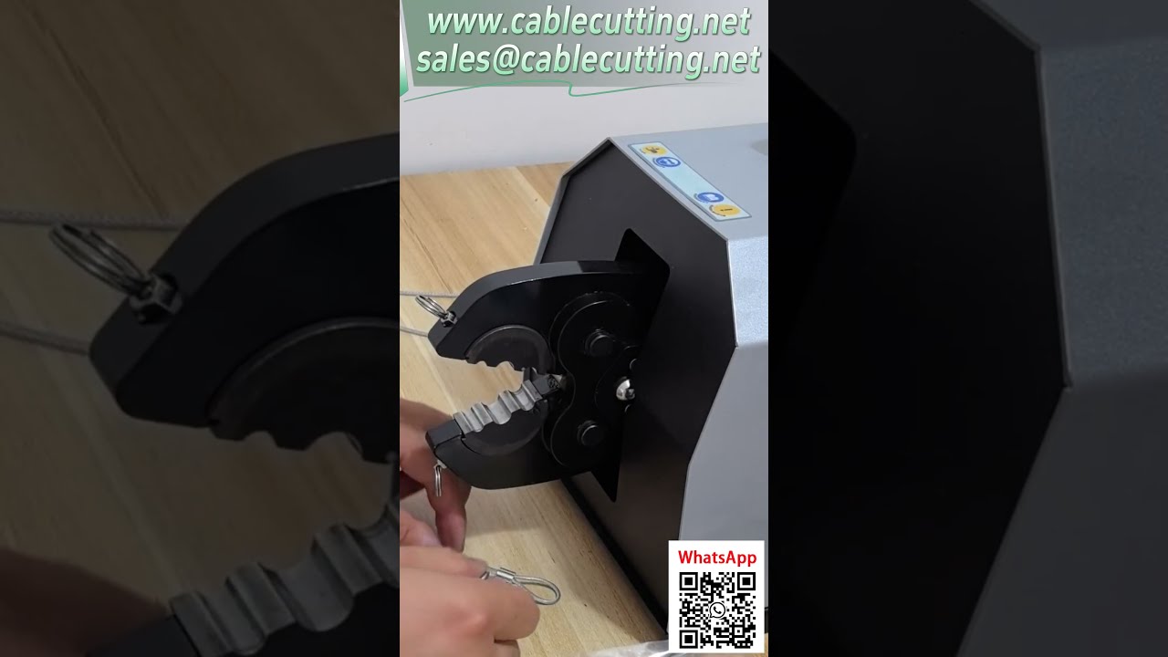 9 Ton Krachtige Pneumatische Aderkrimptang - Krimpen van 300 mm² Koperen Kabelschoenen en 500A Oogkabelschoenen