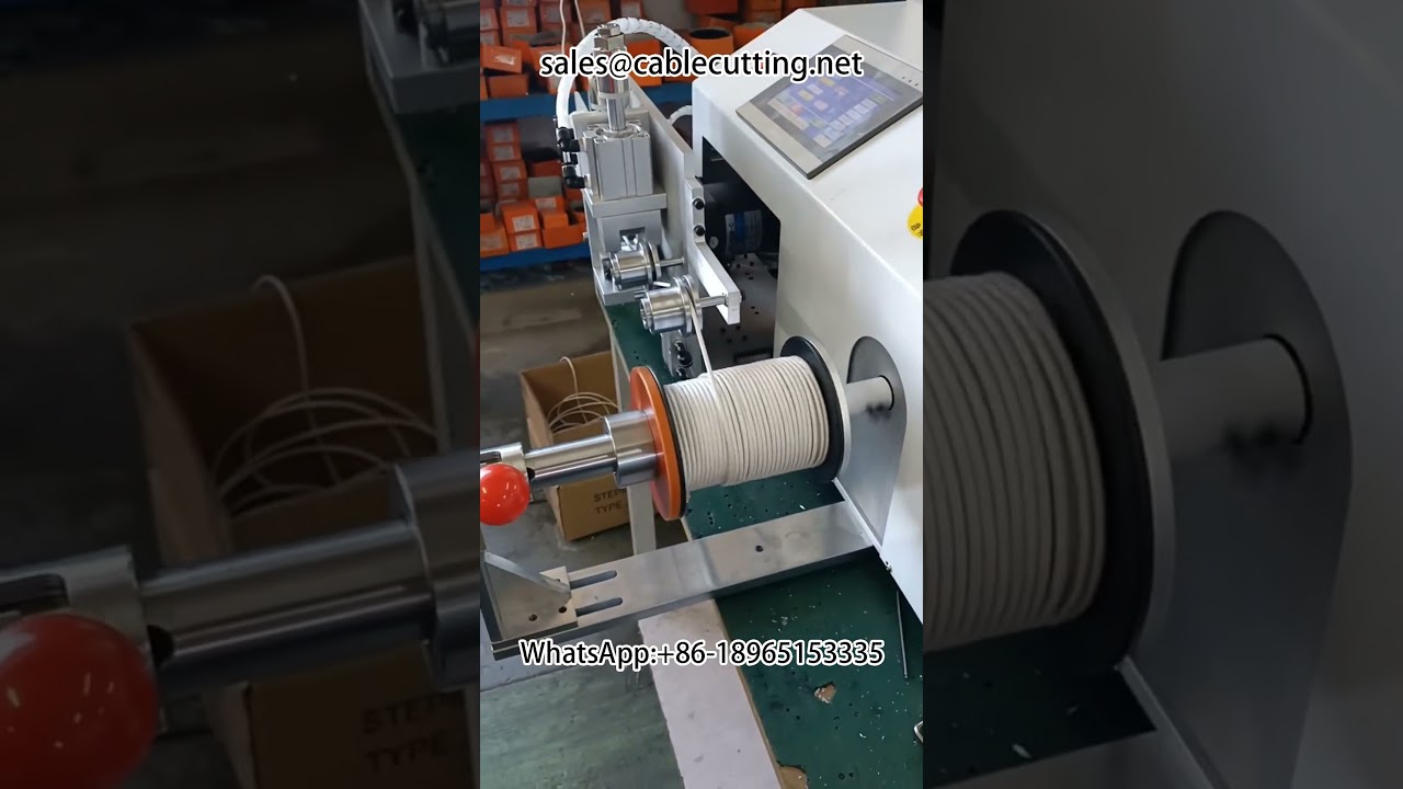 Automatische meter-telmachine voor sorteren, snijden en wikkelen | #meter tellen wikkelmachine #draadwikkel
