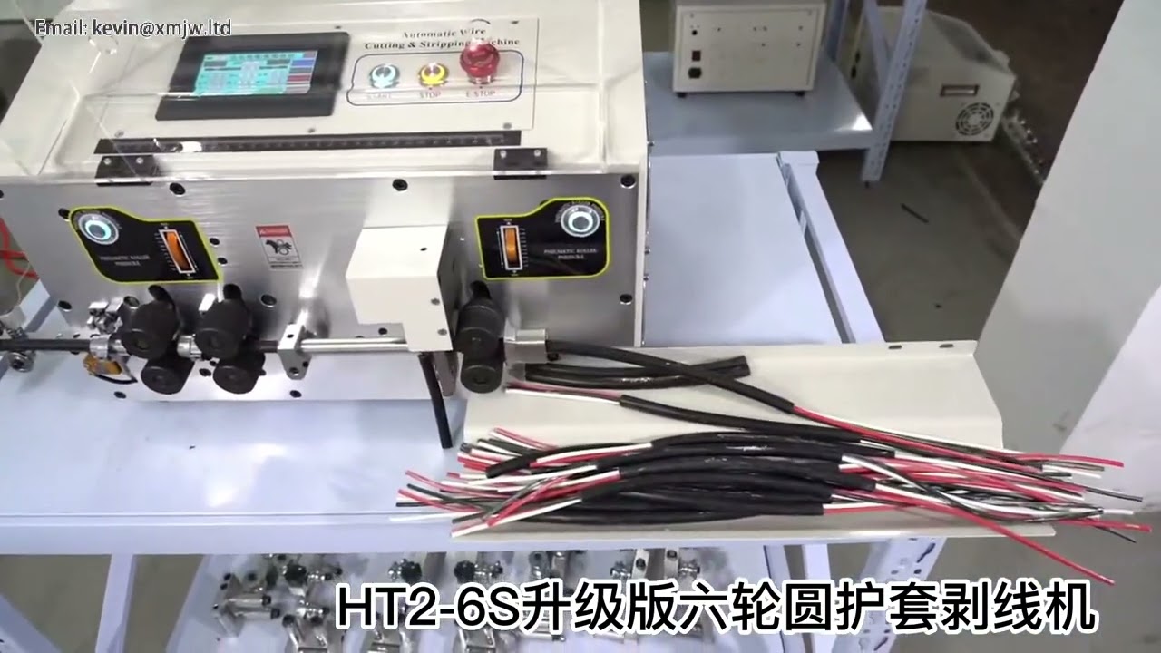 SWT508 HT2 Touchscreen Automatische Draadstripper & Kabelcutter – Ronde Mantel 10-12mm²