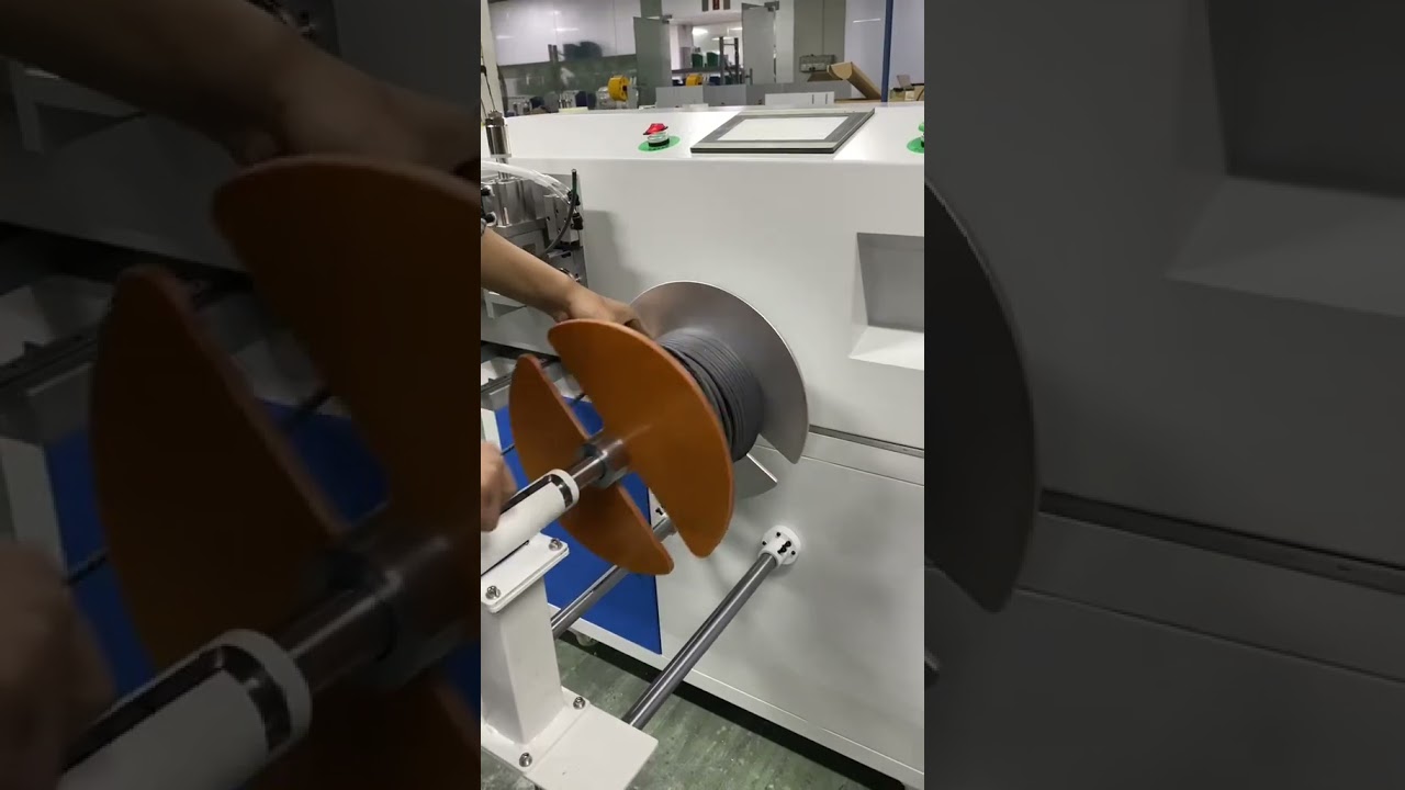 Precieze draadopwikkelmachine met automatisch sorteren, knippen en binden – Hoog vermogen voor diverse draden