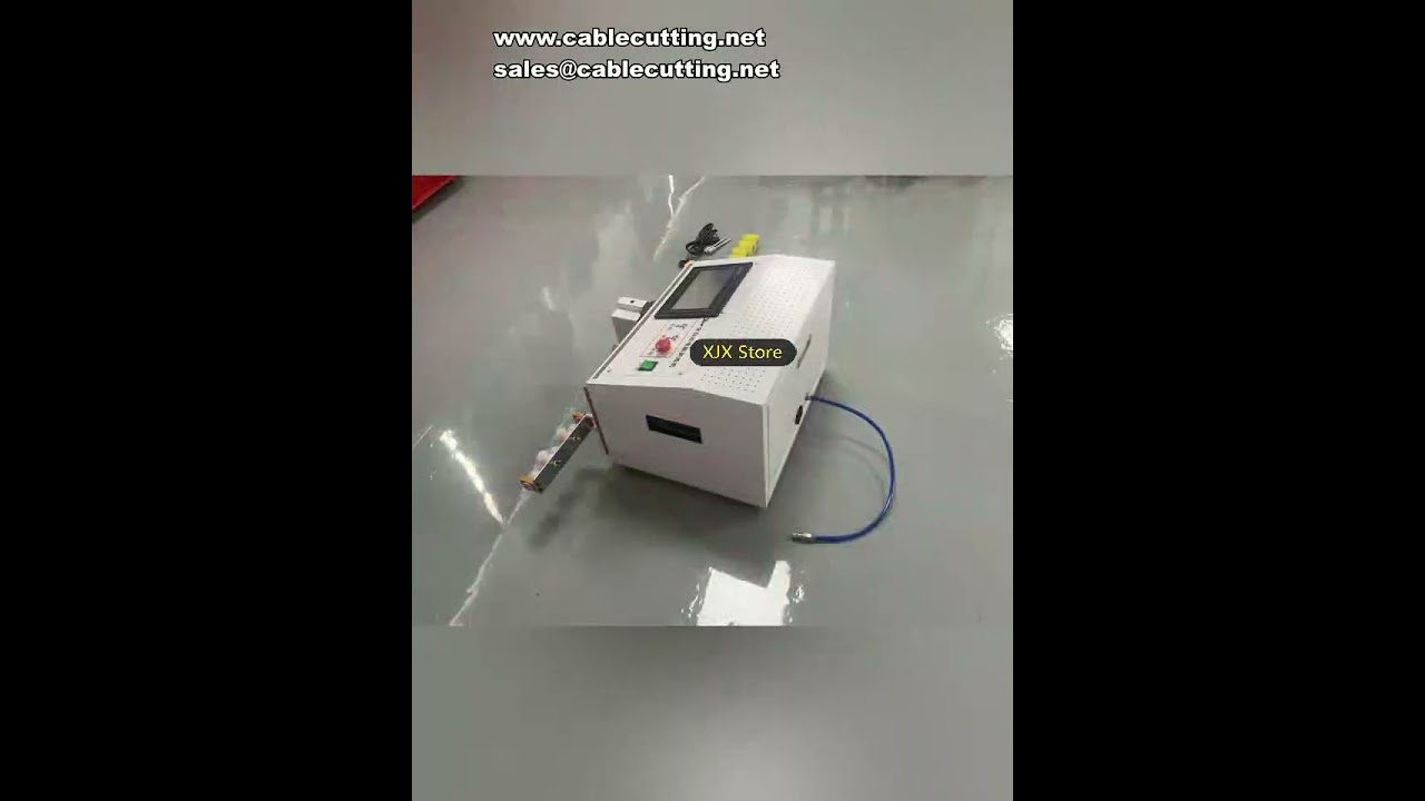 Automatische kabelstripmachine 550W met touchscreen – instelbaar voor 0,3-10 mm² snijden en strippen