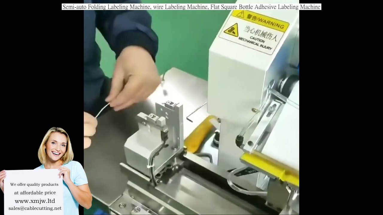 Halfautomatische vouwlabelmachine | Voor draden, platte en vierkante flessen – Efficiënt etiketteren
