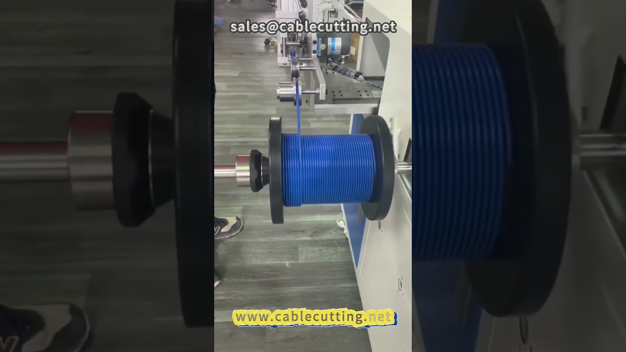 Professionele 3-spindel wikkelmachine voor draad en kabel | Automatisch wikkelen en binden