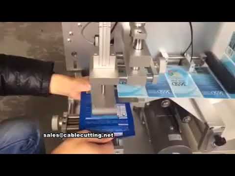 Handmatige etiketteermachine voor plastic platte zakken en pouches