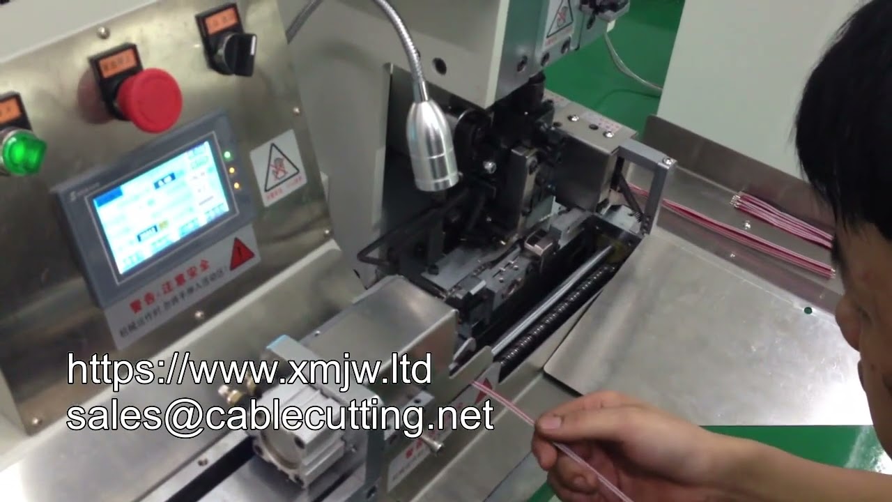 WPM-P-X lintkabel krimpmachine - Precisie krimpen van pinnen op vlakke lintkabels