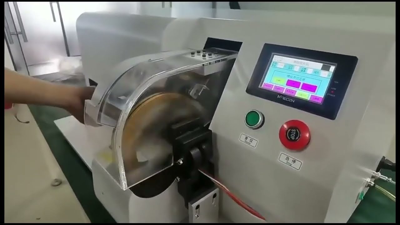 Automatische elektrische kabelboomvlechtmachine - PVC kabeltrekker & ankerwikkeltape wikkelen