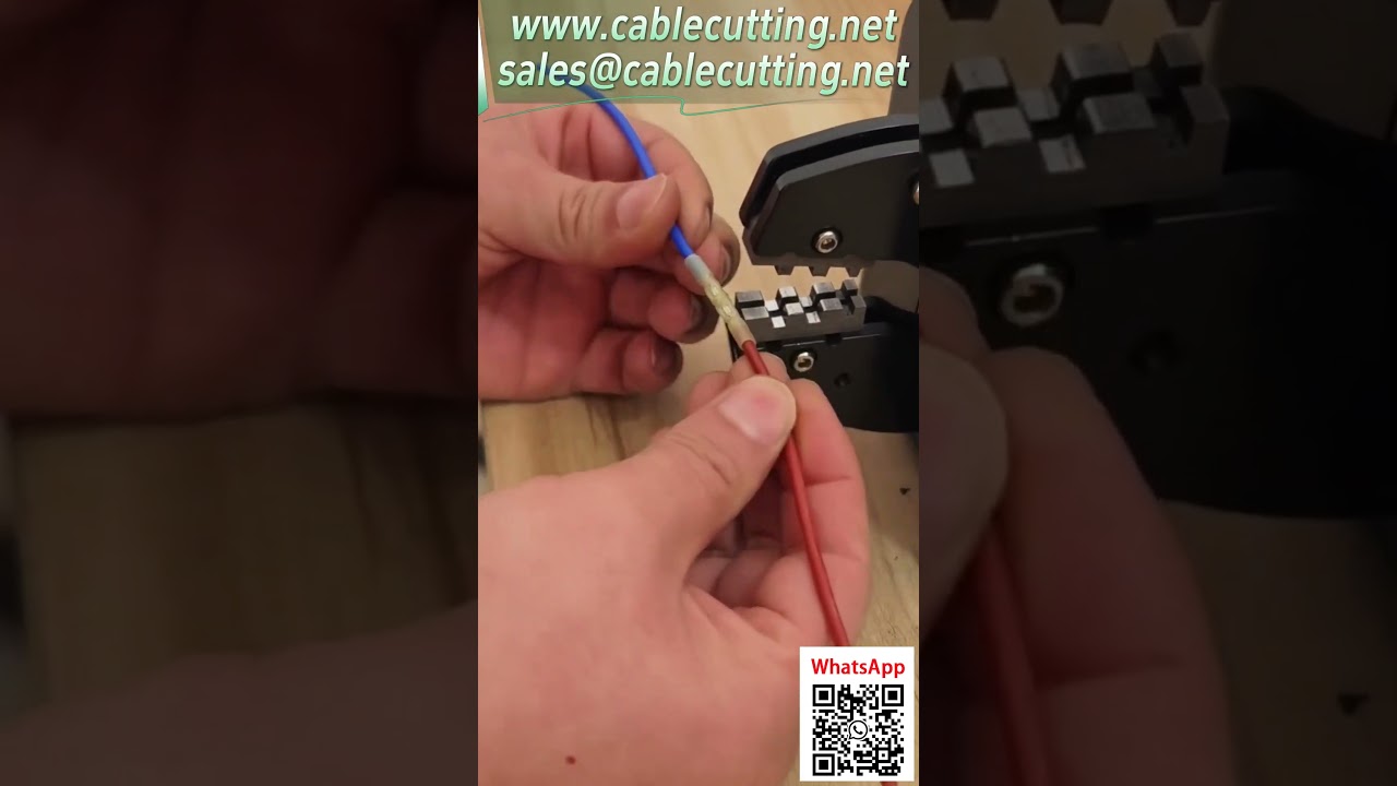 氣動壓接機  熱縮防水端子壓接效果評測