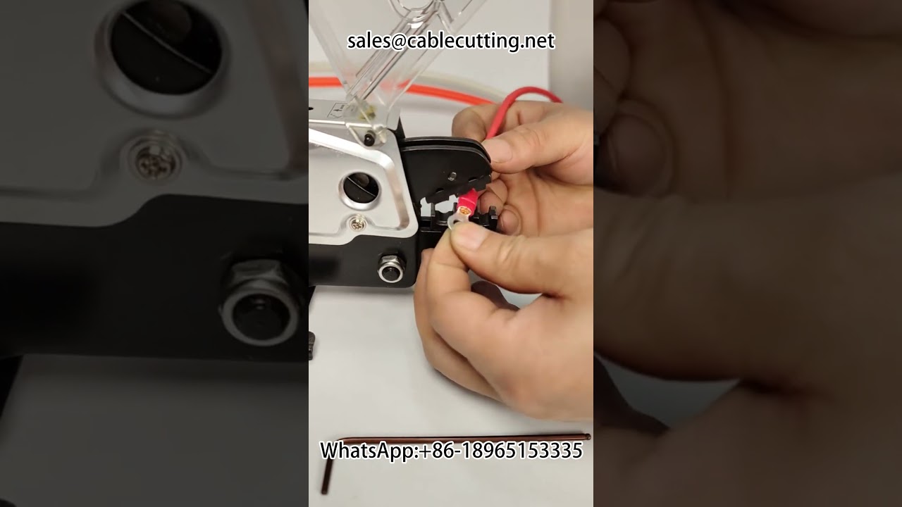 AM 10 pneumatische terminalkrimpmachine – Efficiënte kabelboomautomation