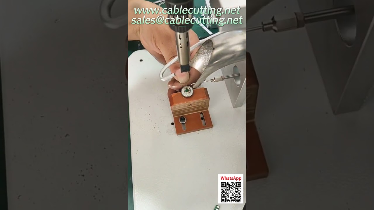 Geen voorvertinnen meer: automatische draadstripper en snijmachine voor geëmailleerde draden