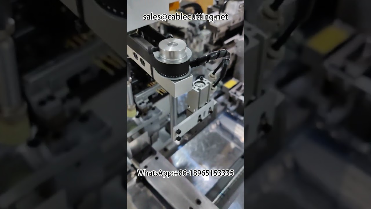 Automotive kabelboom apparatuur | Multifunctionele dubbelkoppige terminal machine met eindvertinning