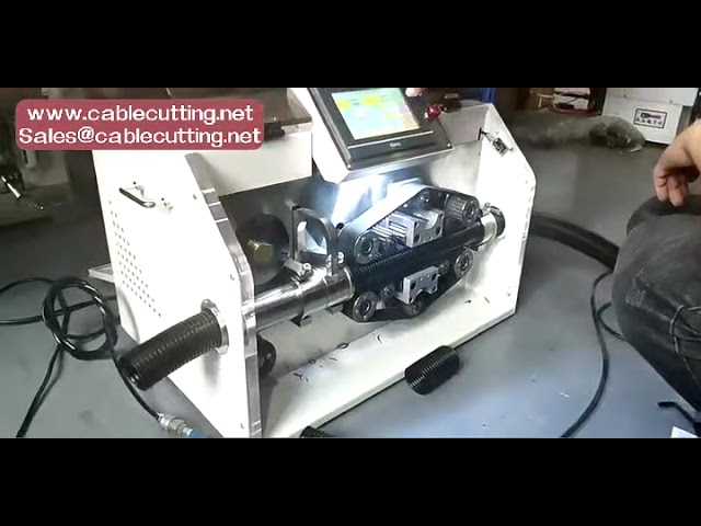 Golfpijp snijmachine & kabelharnas verwerkingsapparatuur | Automatische plastic balgafsnijder