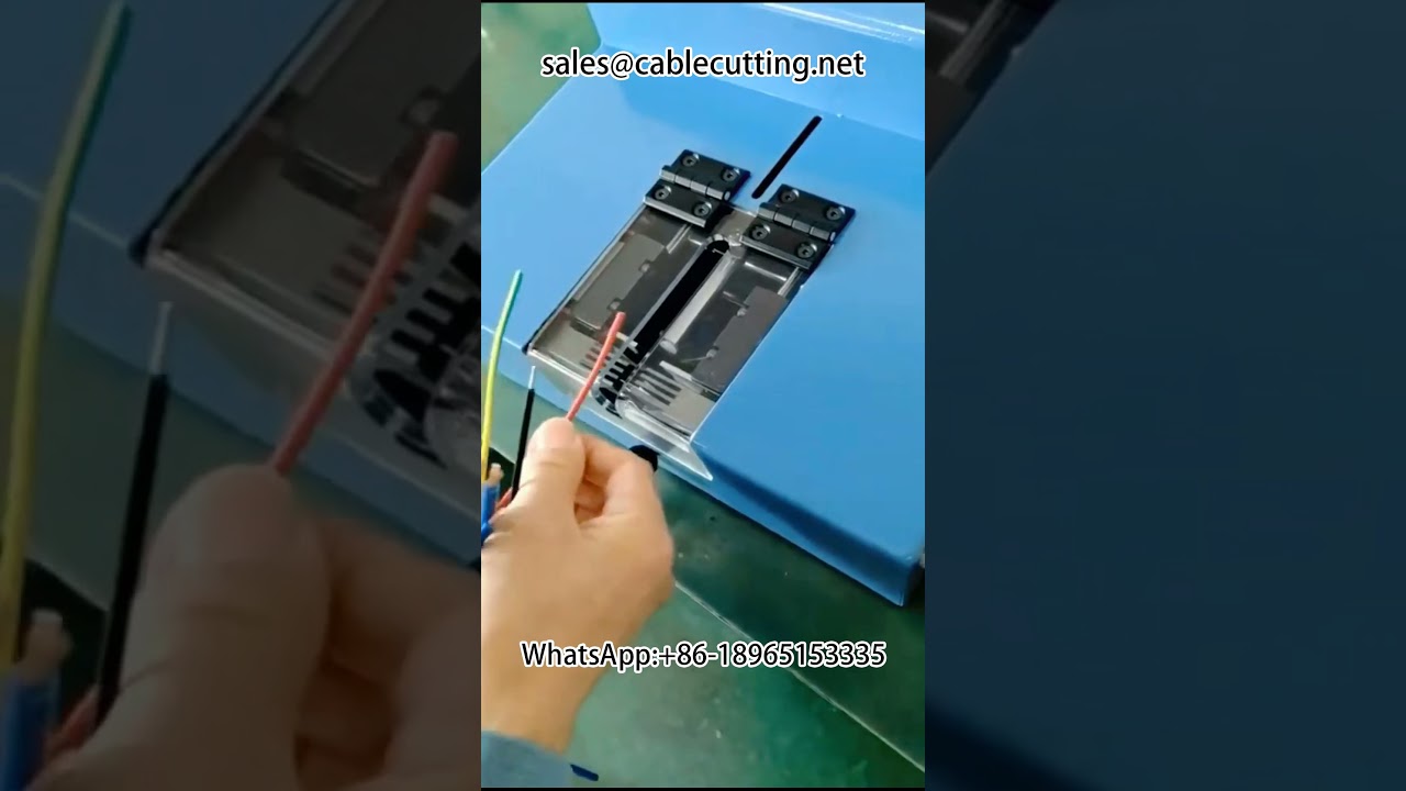 Puur pneumatische universele draadstripmachine: geen elektriciteit nodig, voor alle draaddiameters
