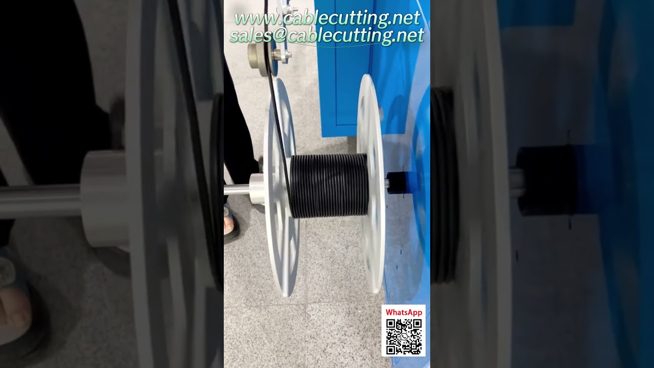 Automatische kabelhaspel voor 1,25 mm kabels – eenvoudige PLC-installatie