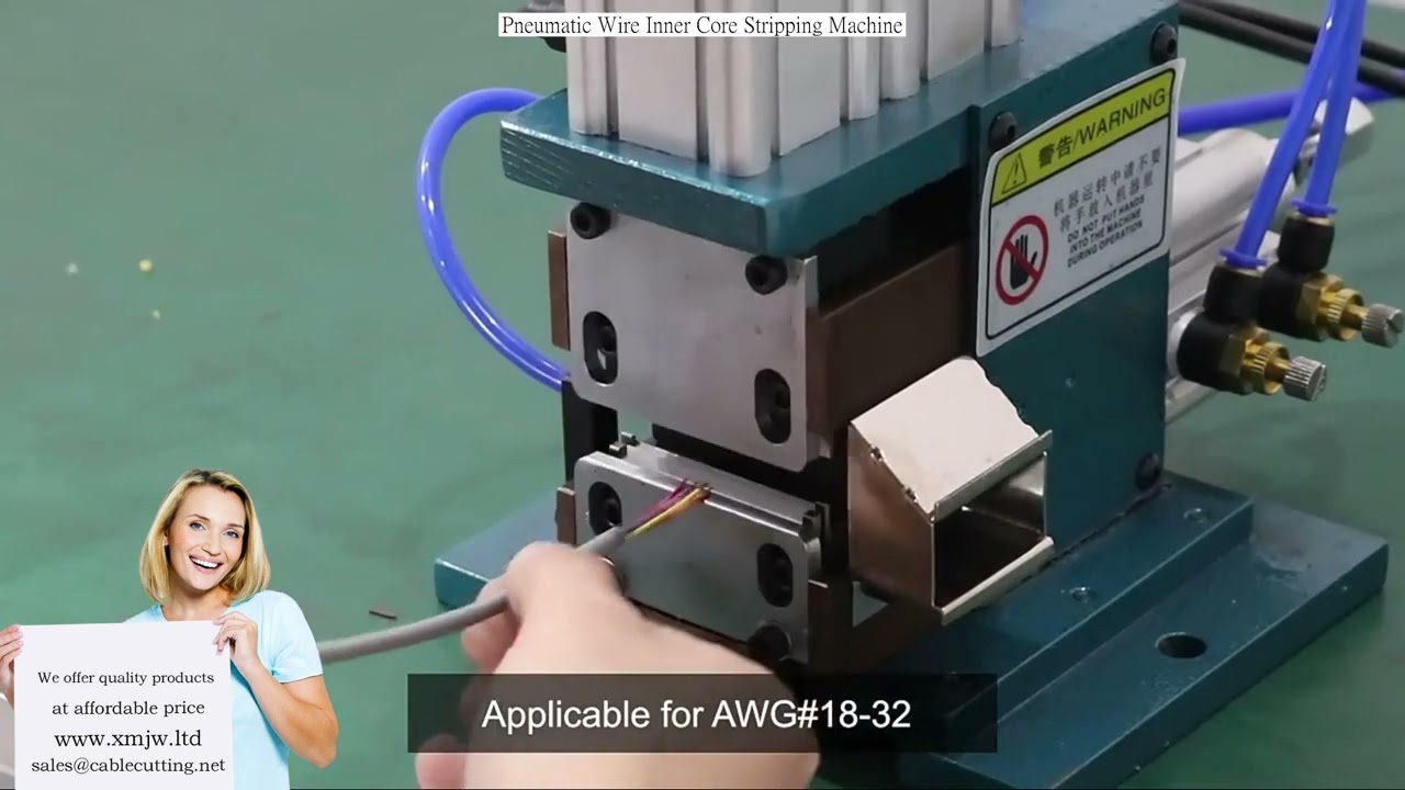 Pneumatische Binnenkern Stripmachine voor Draadverwerking