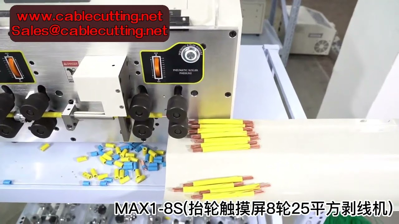 Volledig Automatische Kabelstripmachine 0,2-70 mm² Draadstripper met 48 Wielen