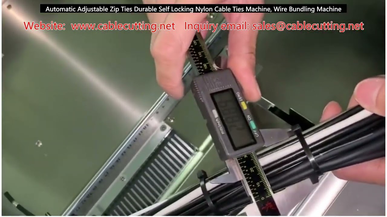 Automatische verstelbare kabelbinders – Duurzame zelfsluitende nylon kabelbindmachine voor draadbundeling