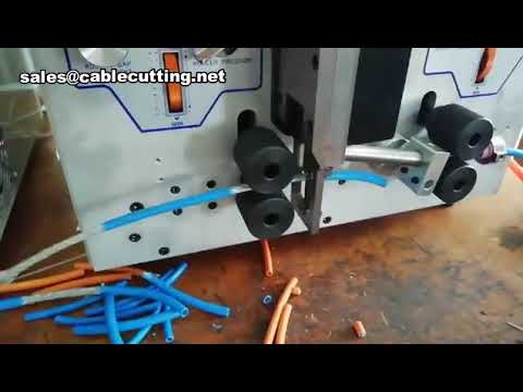 Automatische snij- en stripmachine voor RJ45 UTP netwerkkabels