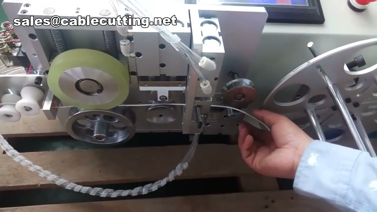 Automatische kabelopwind- en bindmachine met teller voor nauwkeurige spoeltelling