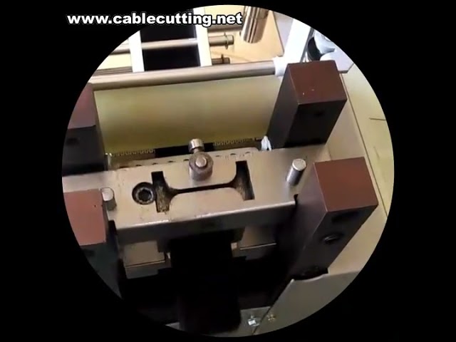 Automatische Elektrische Cirkelmessnijmachine – Perfect Rechte Sneden voor Lint, Draad & Verpakking