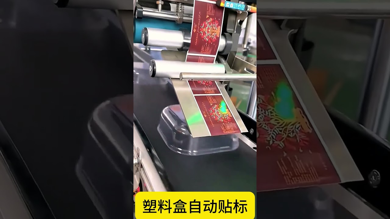Automatische etiketteermachine voor platte oppervlakken - Ideaal voor plastic dozen en blisterverpakkingen