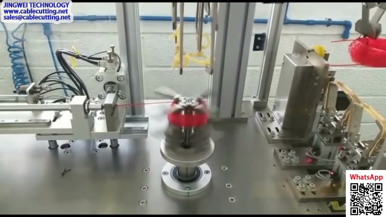 Automatische trimmerlijn wikkel- en bindmachine – soepele werking voor Braziliaanse klant