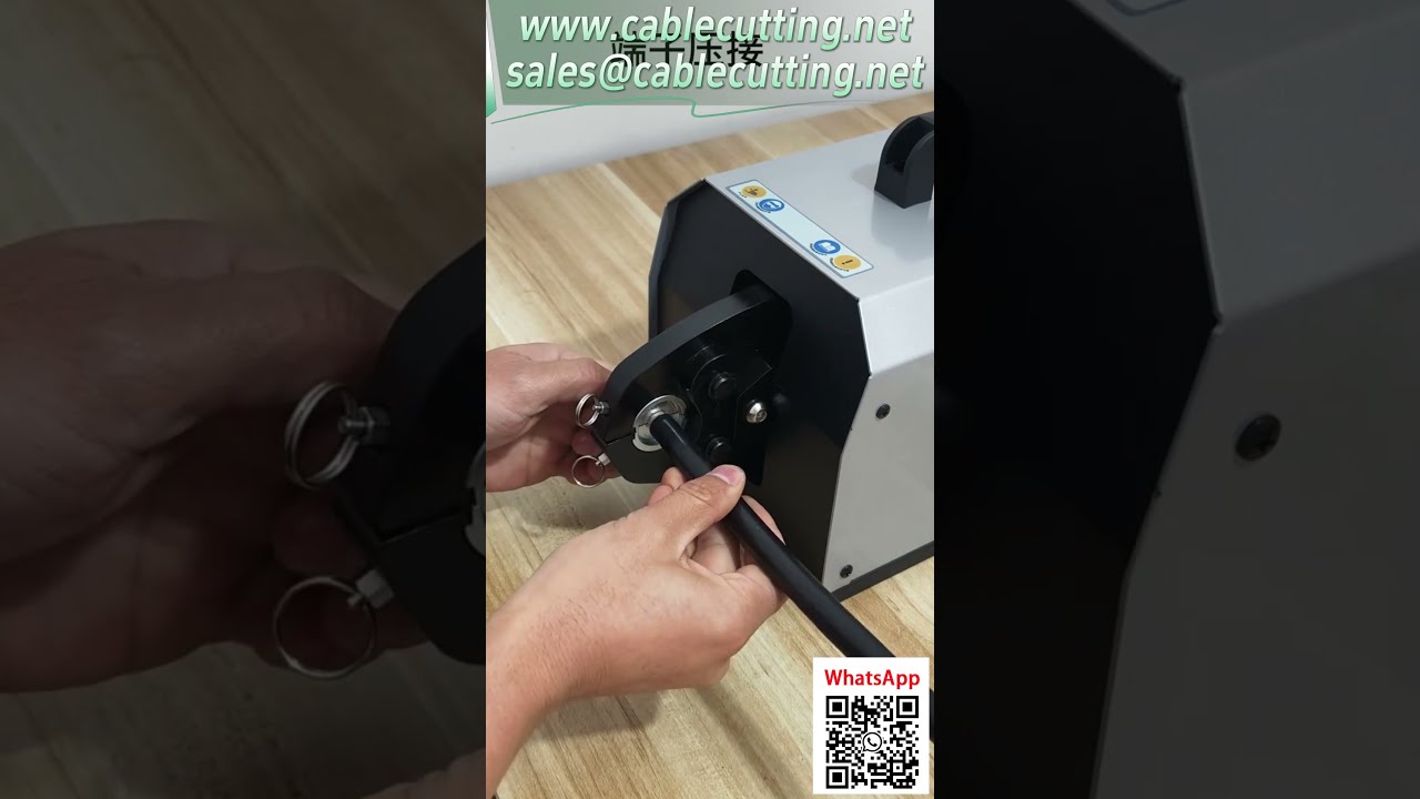 Pneumatische Krimpmachine 120L - 35 mm² Terminal Krimpen Demonstratie