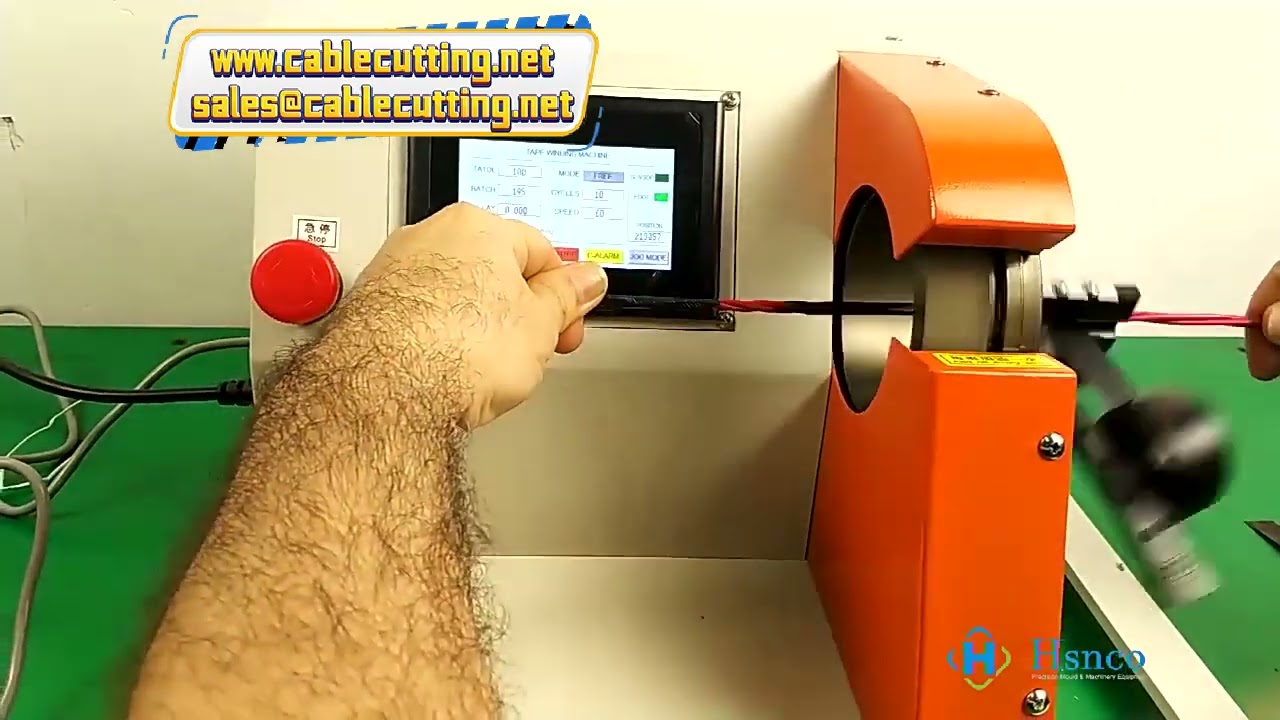Automatische tapewikkelmachine voor draadkabelharnassen | Kabeltape-apparaat | Winding Equipment