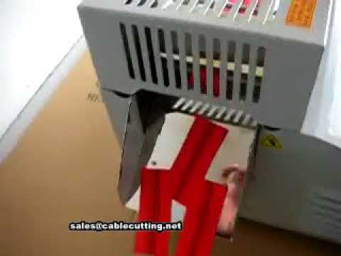 Snijmachine voor metalen en plastic ritsen | Fabrikant van industriële ritsmachines