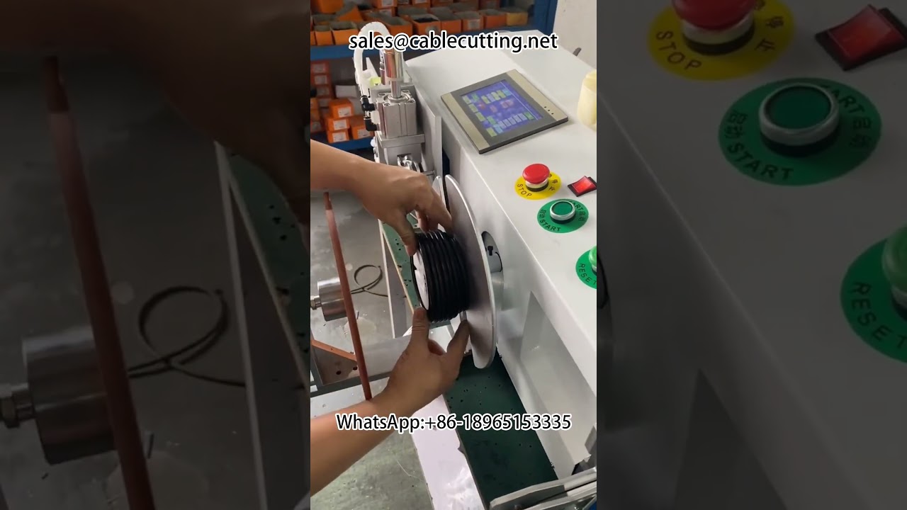 Automatische machine voor meter tellen, rijsnijden, wikkelen en binden | Precisie draadverwerking