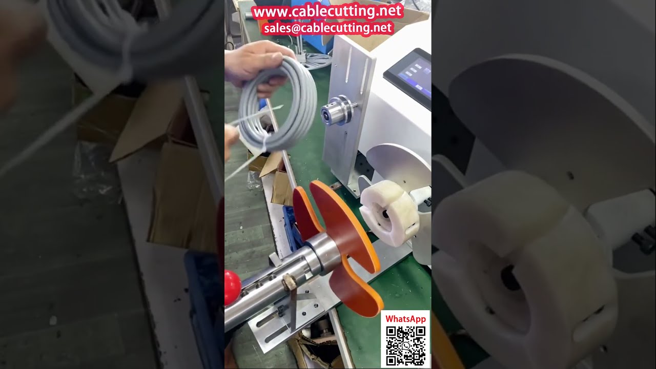Automatische Draadopwikkelmachine met Precieze Uitlijning – Houdt Begin- en Einddraad Vast
