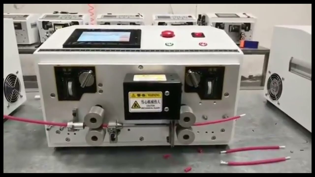 Automatische draadstripmachine met tweetalig touchscreen – efficiënt en nauwkeurig