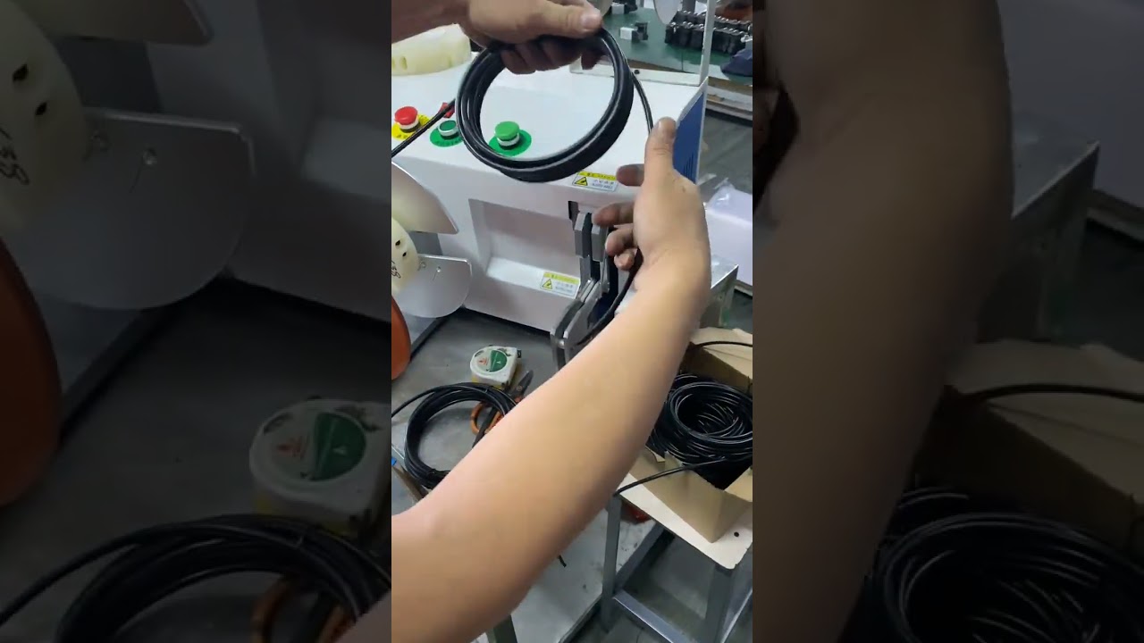 Automatische draadverwerkingsmachine: tellen, sorteren, snijden, wikkelen & binden met kop-staart behoud