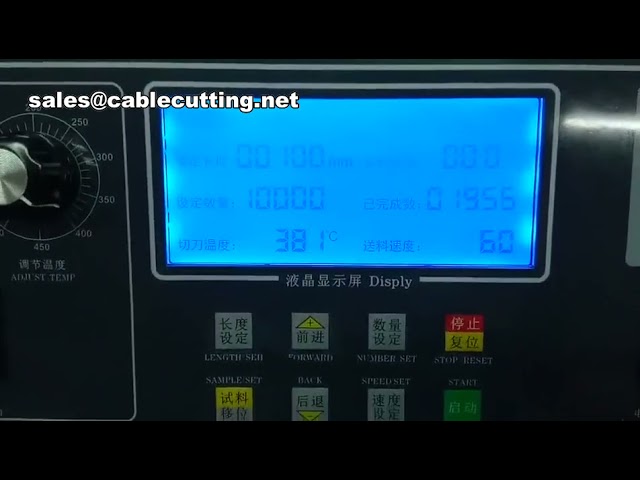 Automatische koude- en warmtesnijmachine voor tape, lint, banden en elastiek - computergestuurd