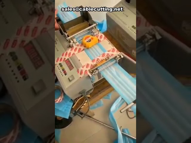 Automatische snijmachine voor oorlussen, ritssluitingsband en elastiek – Efficiënt en precisie