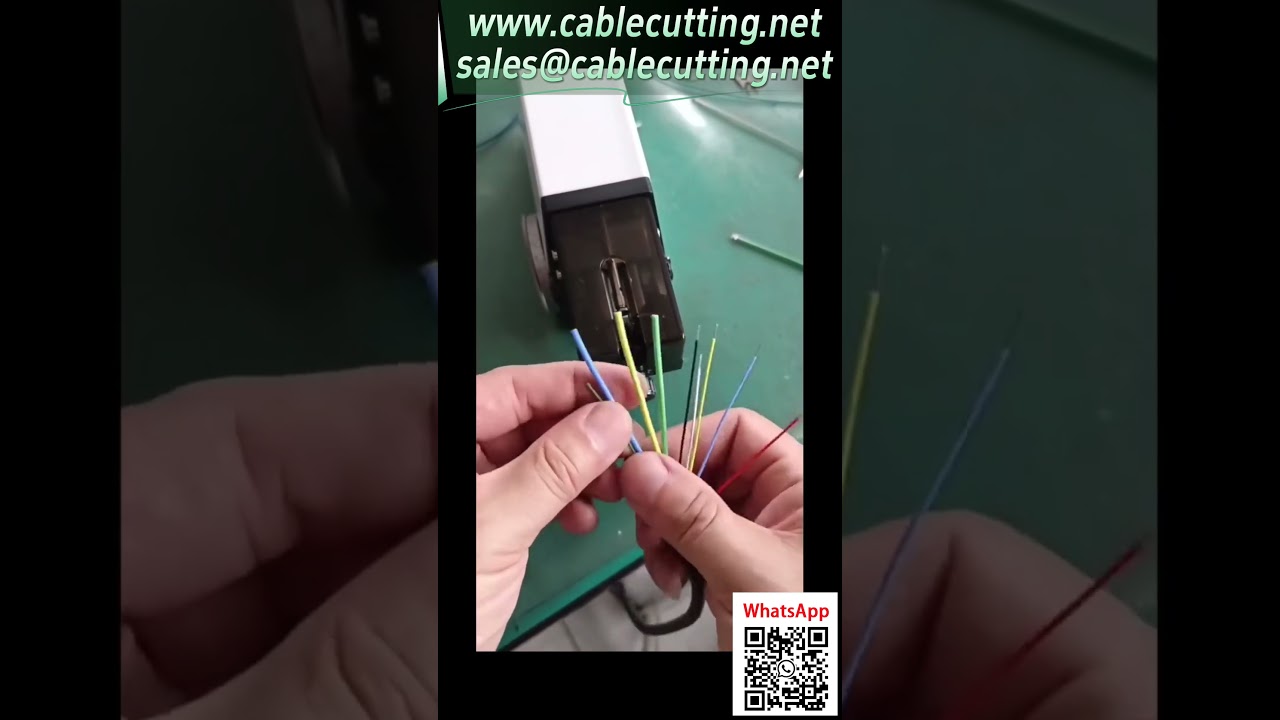 Inductieve pneumatische draadstripper | 0,3s/cyclus | Snel strippen zonder kernbeschadiging | 0,03-2,0 mm² #automatisering