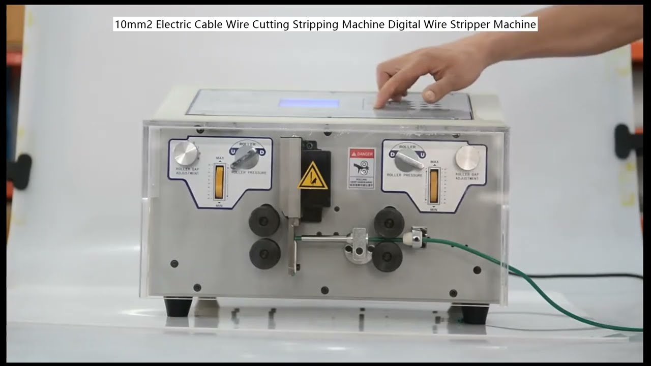 10mm2 Elektrische Kabeldraad Snij- en Stripmachine - Digitale Draadstripper voor Automatisering