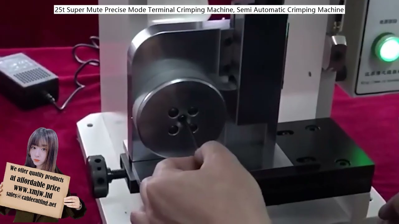 Super Mute 25t Precisie Krimpmachine – Halfautomatisch & Stil