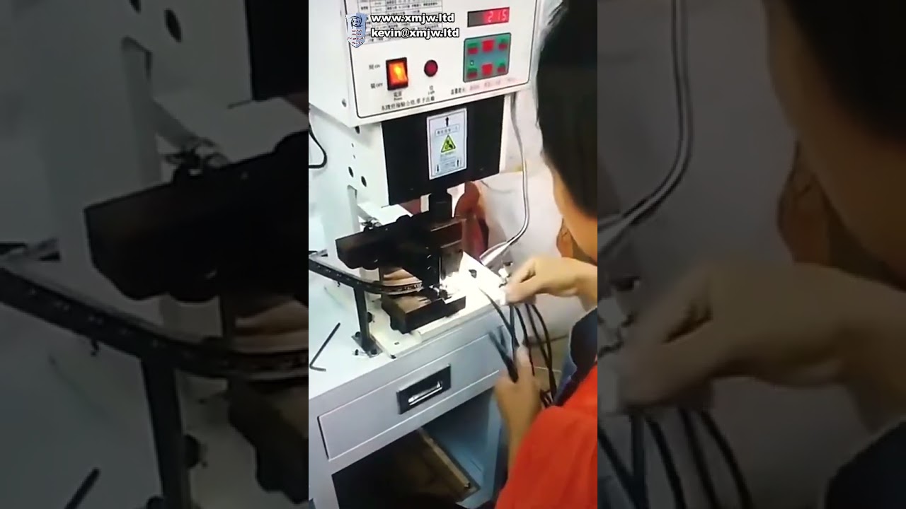 Automatische 60T terminalkrimpmachine – elektrische zijdelingse toevoer, compact en super stil voor ringkabelschoenen
