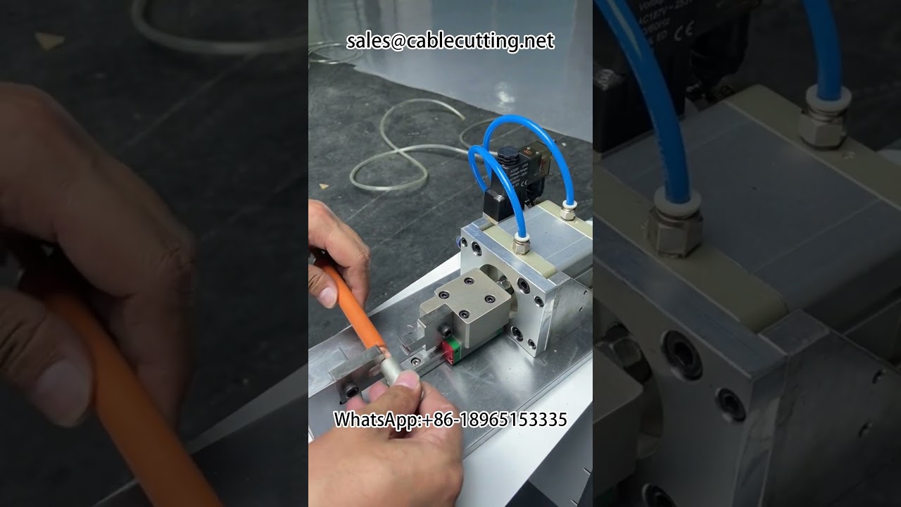 High Voltage Wire Harness Terminal Crimping Machine #machine #cablewirestrippingmachine #factory