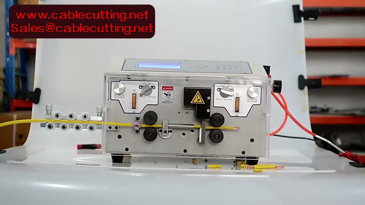 Krachtige 450W Automatische Draadstripper - 4-Wiel Aandrijving voor Draden tot 10mm