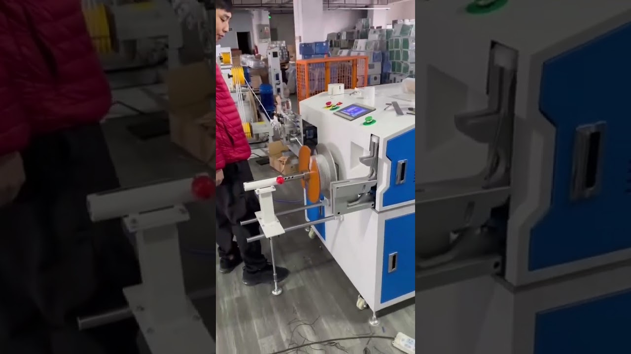 Automatisch meten, snijden & bundelen van kabels - #fabriek #machine
