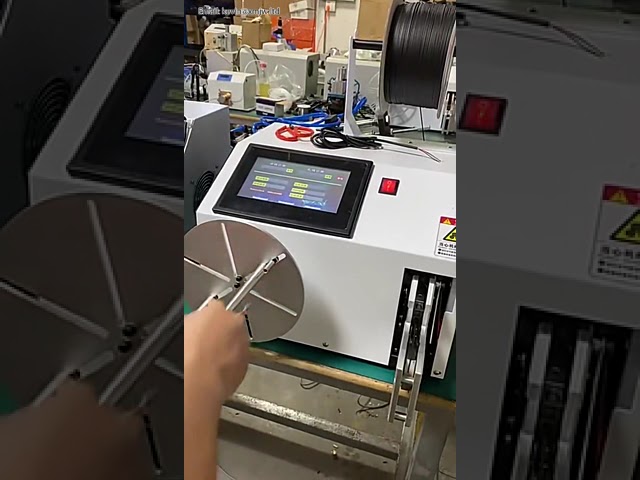 Automatische Wikkelmachine voor Kabels 5-80mm | Stroom- en USB-kabel Binder