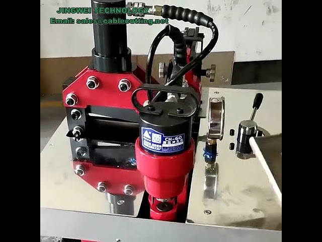 Hydraulische 3-in-1 koperstaafbewerkingsmachine – Buigen, knippen en ponsen in één