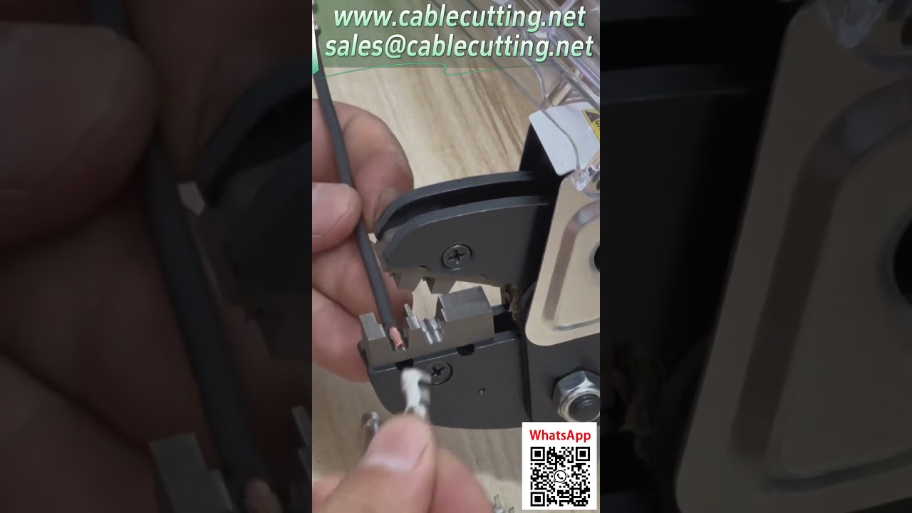 Meerfunctionele terminalkrimpmachine | Plug-and-play | Demonstreert krimpen van veerterminals