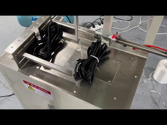 Volledig automatische DC/AC kabelbind- en wikkelmachine voor bundels