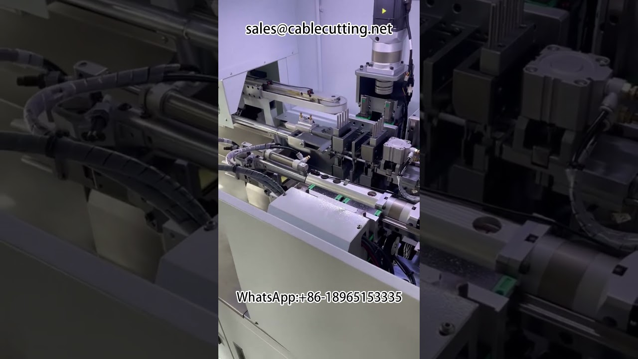 Geïntegreerde machine voor snijden, vertinnen en strippen van ronde manteldraden (binnen- en buitenkant)